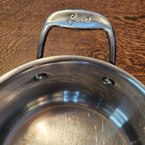 Emeril Lagasse Stainless Steel 3 Qt Saucepan with Copper Core Dual Handles - Picture 2 of 4